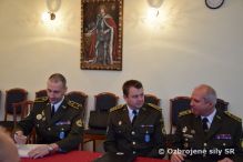 Bilaterlne rokovanie riaditea Vojenskej polcie SR a velitea Vojenskej polcie Maarskej republiky
